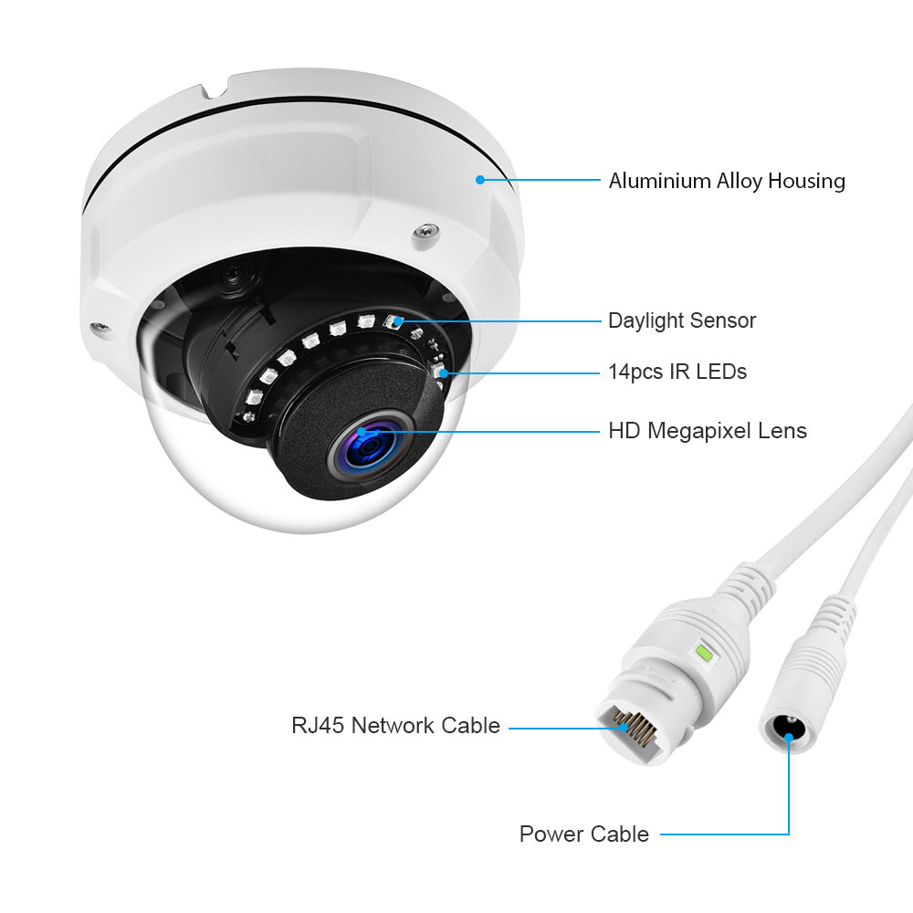 Dom Kamera Kit 9 Überwachungstechnik